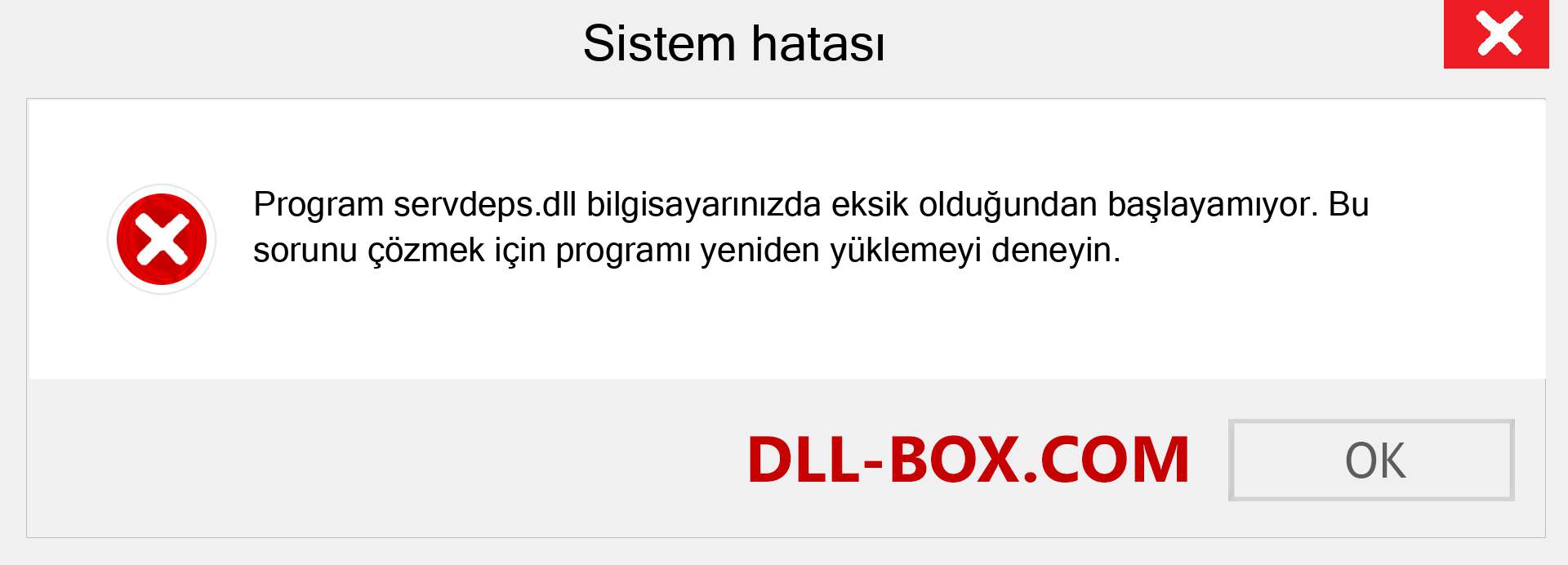 servdeps.dll dosyası eksik mi? Windows 7, 8, 10 için İndirin - Windows'ta servdeps dll Eksik Hatasını Düzeltin, fotoğraflar, resimler